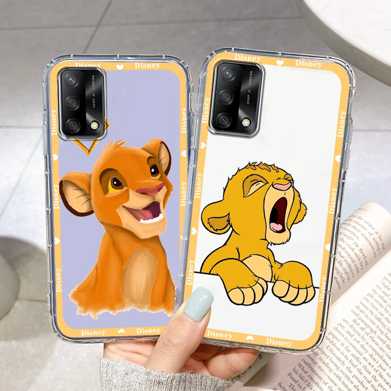 

Disney The Lion King Art Phone Case For OPPO Find X6 X5 X3 F21 Neo Lite A96 A57 A77 A74 A76 A55 A54 A53 K10 5G Transparent