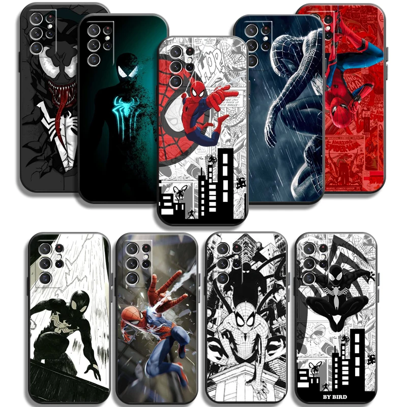 

Marvel Spiderman Phone Cases For Samsung Galaxy A31 A32 A51 A71 A52 A72 4G 5G A11 A21S A20 A22 4G Coque Funda Carcasa