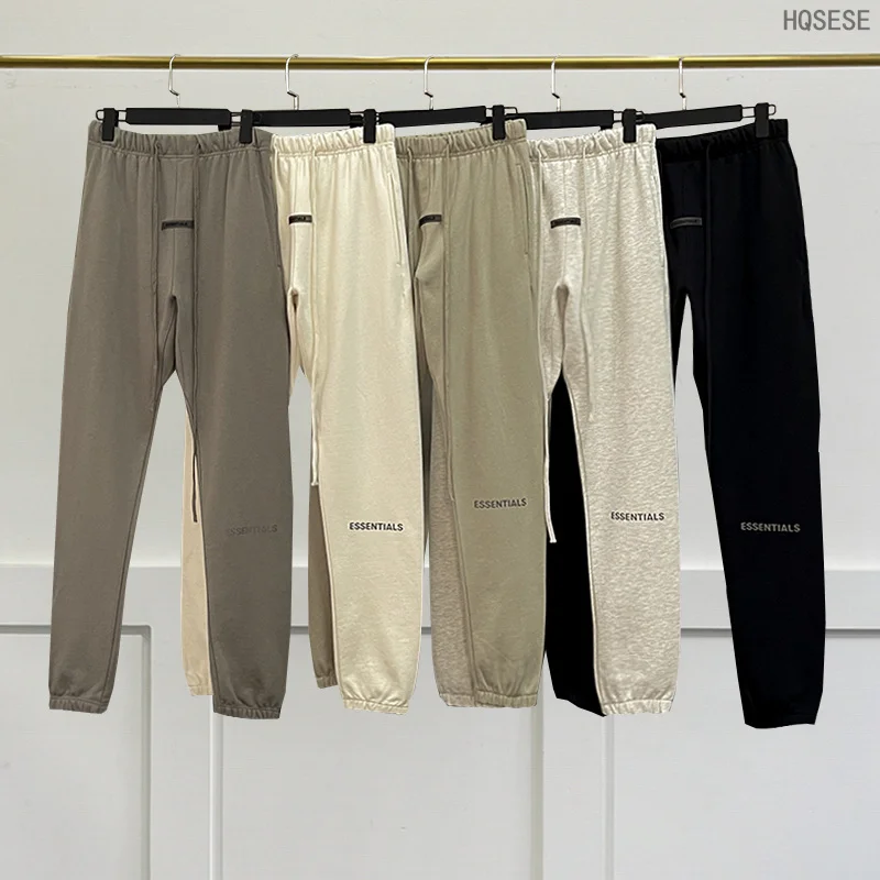 

New Fashion brand Essentials Sweatpants Reflective Letter Logo Hip Hop Hoodie Jogging Pants Unisex High Street Sports Pants A1