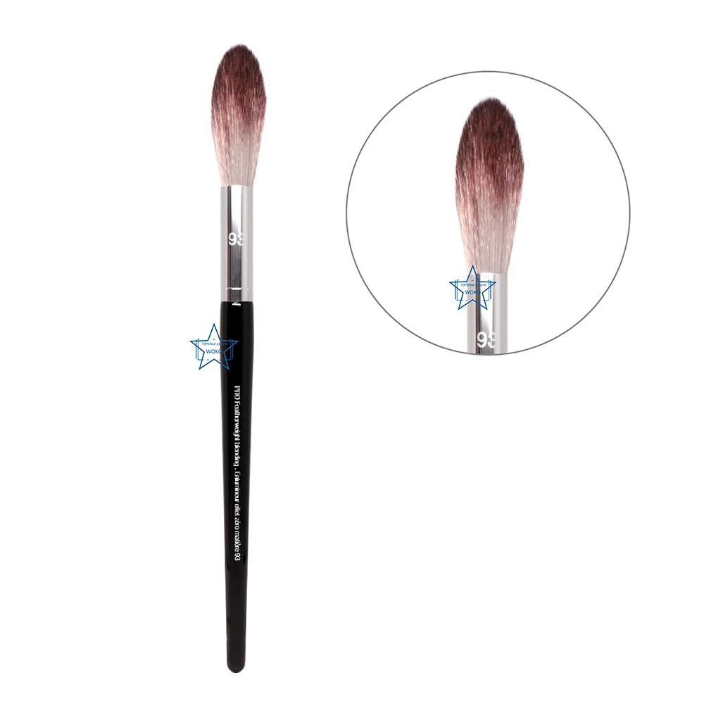 

S93 Highlighter Makeup Brush Professional Highlighter Powder Blending Brushes Tapered Synthetic Hair Highlighter Makeup Tools