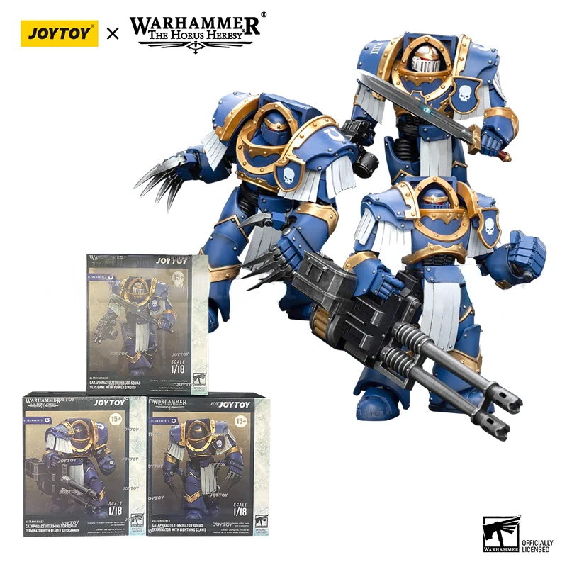 JOYTOY 1/18 фигурка Horus Heresy Ultramarines Cataphractii Terminator Squad аниме модель игрушки