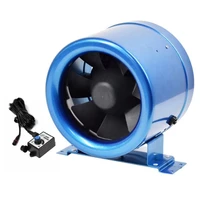 stepless rpm control pipe fan 5 inch quiet exhaust ventilation fan kitchen hotel powerful duct fan