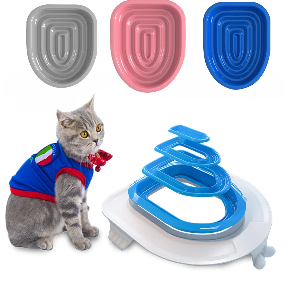 Набор для тренировки кошек, многоразовый унитаз для кошек, подстилка для  щенков и кошек, для уборки домашних питомцев | AliExpress