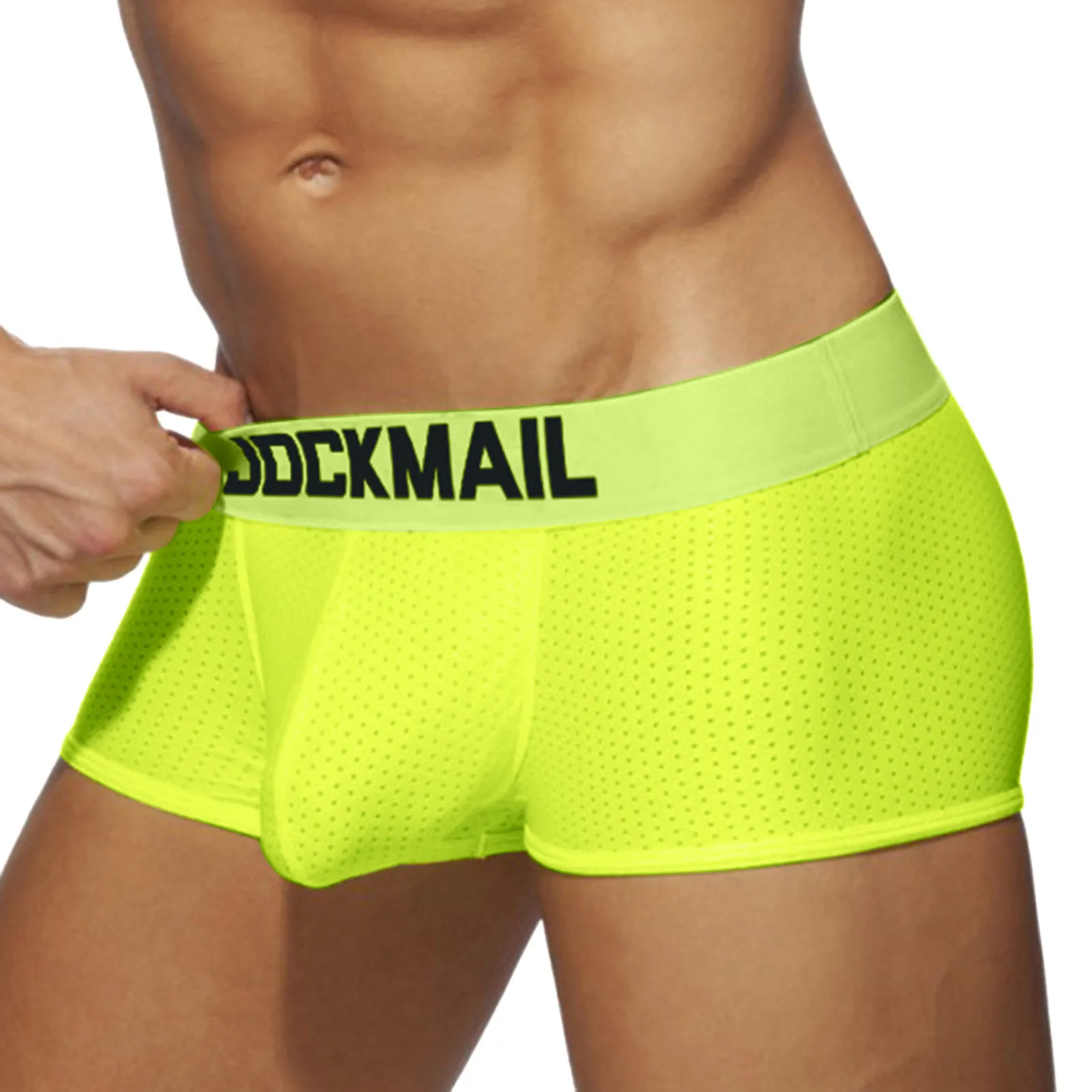 

Men's Patchwork Sexy Underwear Pant Comfortable Soft Underwear Short Bulging Bag Soft Underwear Male Panties Cueca Hombre