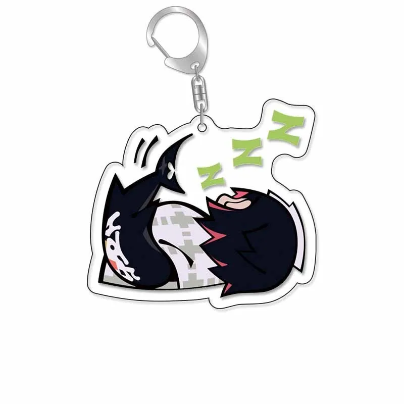Фото Игра ZZZ Emoticon Ellen Joe Nicole Demara, акриловый брелок для косплея, сумка, подвески, подарок для пары, мультяшный кулон, фигурки, брелок №2