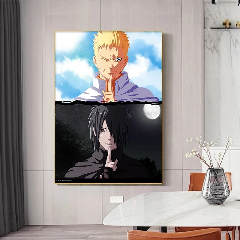 

Naruto Itachi Akatsuki Anime Poster Printed Manga Canvas Painting Home Dorm Living Room Boy Bedroom Wall Art Picture Cuadros