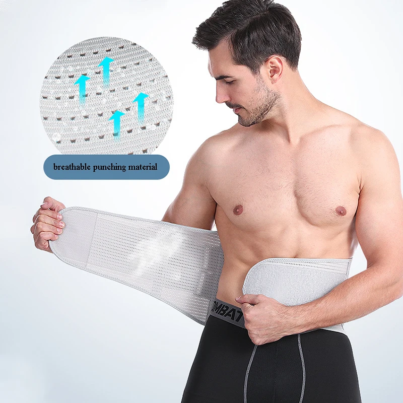 

Ремень компрессионный для мужчин и женщин, дышащий сетчатый пояс для фитнеса, нижняя часть спины, 1 шт.