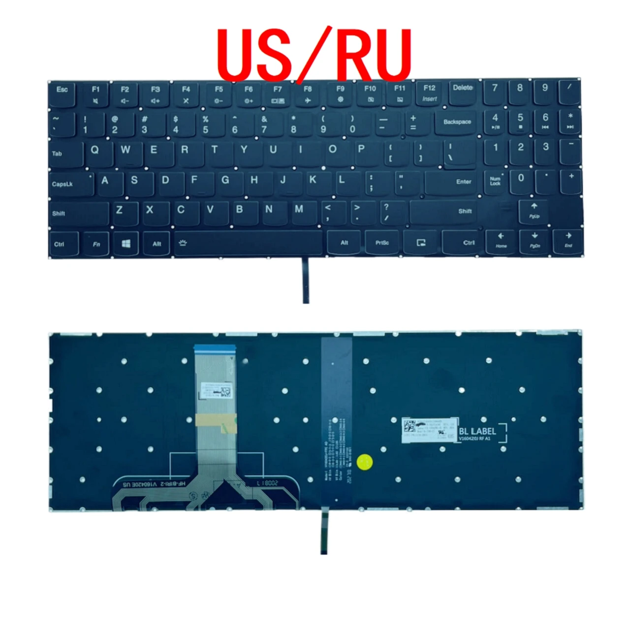 Новая русская клавиатура для ноутбука Lenovo Legion Y530 -15ICH Y7000P-1060 Y7000-2019 Y540-15IRH Y540-17IRH