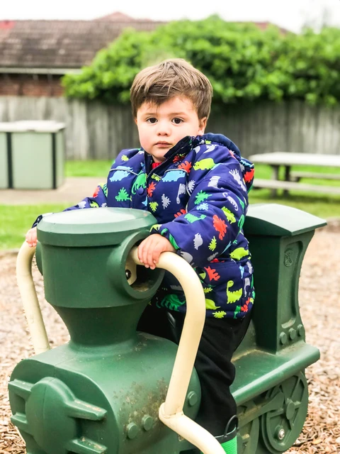 

New arrival spring 2023 warm boys jacket Dino pattern padded insulated with fleece high quality outdoor kids 2-5 years old