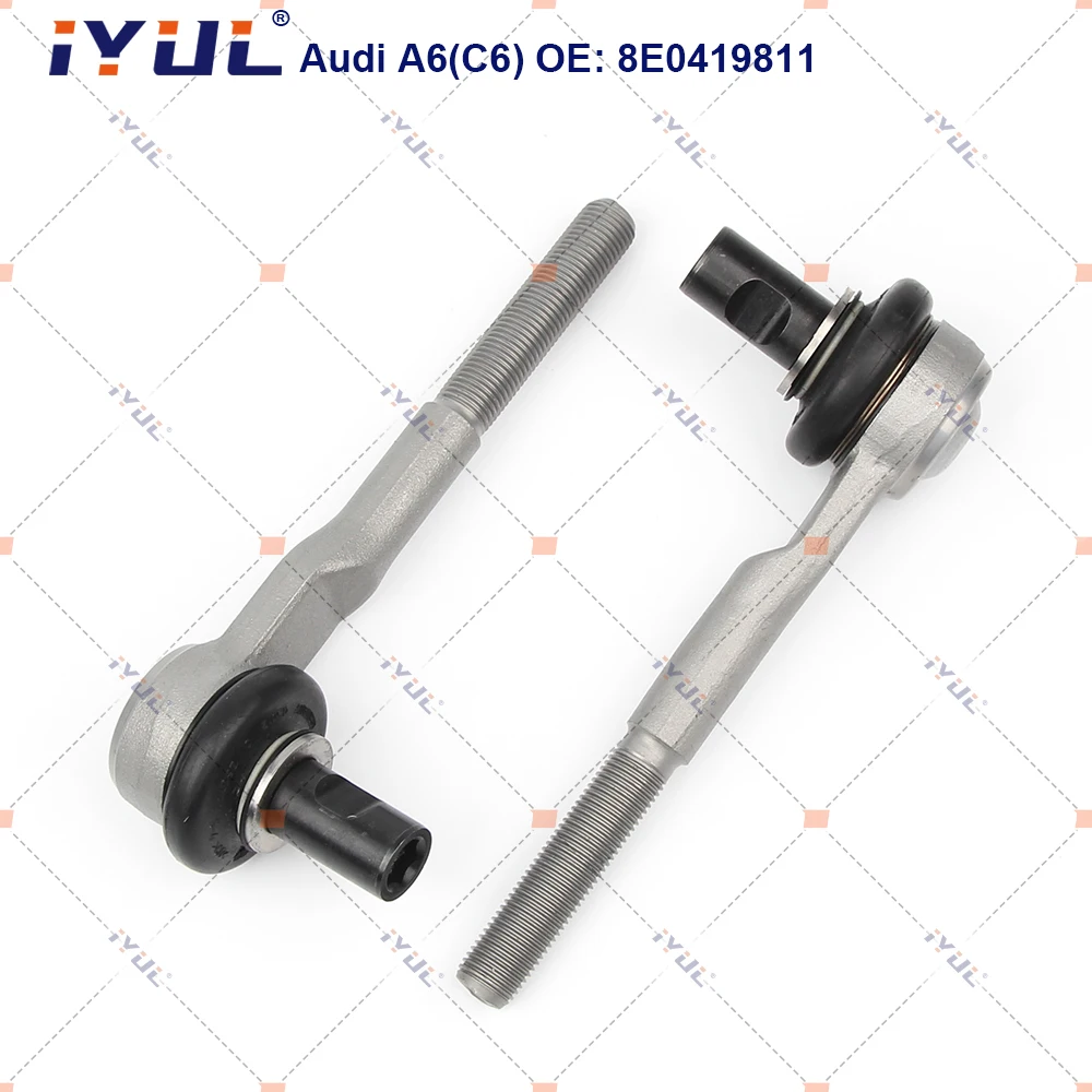 

IYUL Pair Front Outer Steering Tie Rod Ends For Audi A4 B5 B6 B7 A6 C6 C5 Seat EXEO ST SKODA SUPURB VW PASSAT 4F0498811A