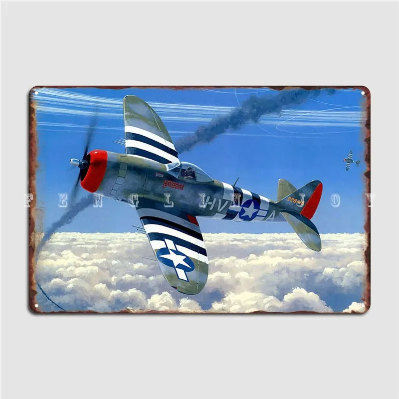 

Republic P47 Metal Sign Cinema Garage Wall Wall Decor Designing Tin Sign Poster