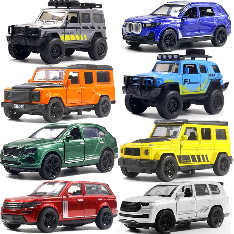 

Diecast Scale 1:36 Pull Back Alloy Toy Car Model Metal Simulation SUV Sports Racing Car Model Set Kids Hot Sales Toys for Boys