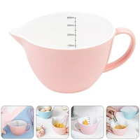 1pc ceramic tongue egg bowl sauce kettle mixing drainage scale kettle