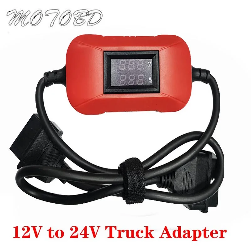 

24V to 12V Cable Heavy Duty Truck Diesel Adapter For Easydiag Thinkdiag Launch X431 Truck Converter HD Connector 12V to 24V