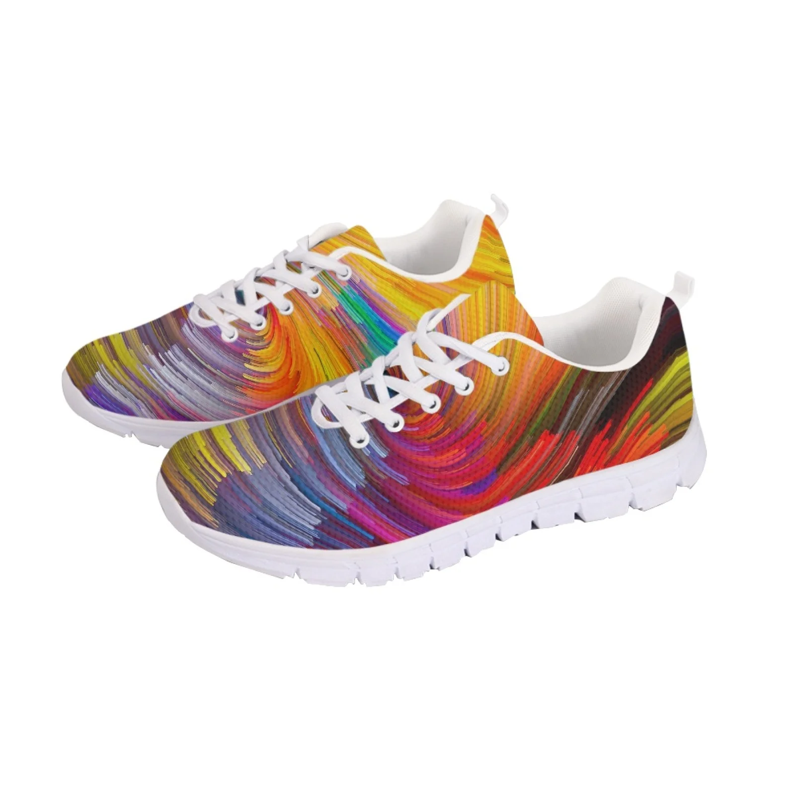 

Outdoor Unisex Adult Colourful Sneakers EVA Sole Anti-Slip Design Breathable Mesh Running Shoes Fit Casual Everyday Wear