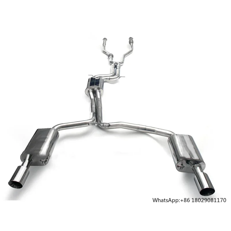 MagnaFlow 2 5 дюйма выхлопная система Catback для Audi A6 A7 Quattro Performance из нержавеющей стали с