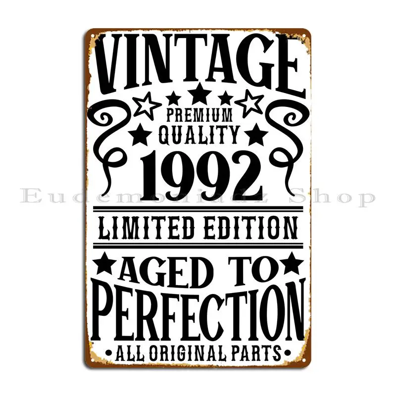 

Винтажный металлический плакат родился в 1992 году, кинотеатр, клубный печатный плакат, жестяной плакат