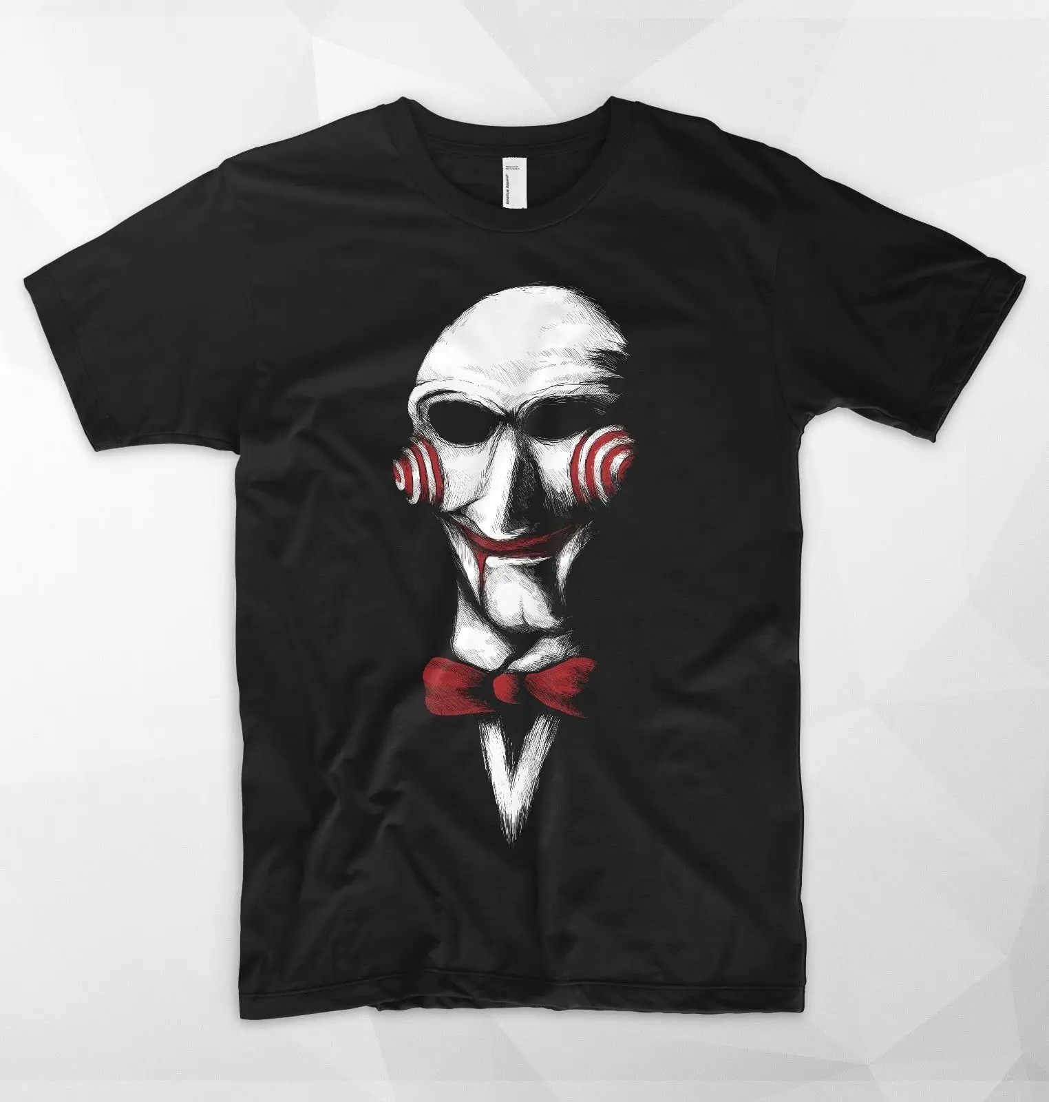 

Let's Play A Game. Saw Horror Movie Scary Killer Jigsaw T Shirt. Short Sleeve 100% Cotton Casual T-shirts Loose Top Size S-3XL