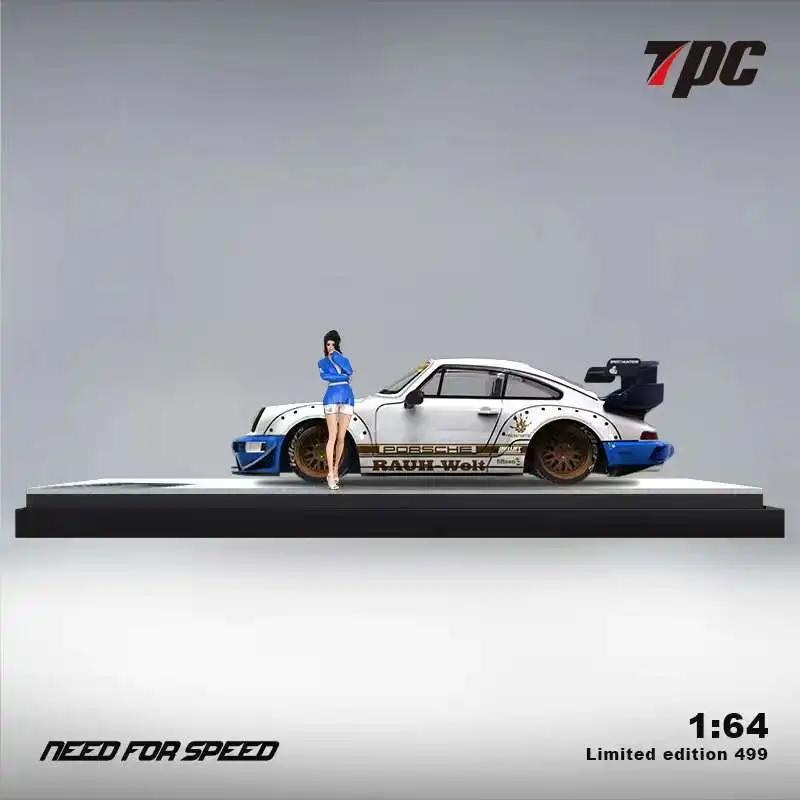 

TPC 1:64 RWB 964 Pearl White limited499 Diecast Model Car