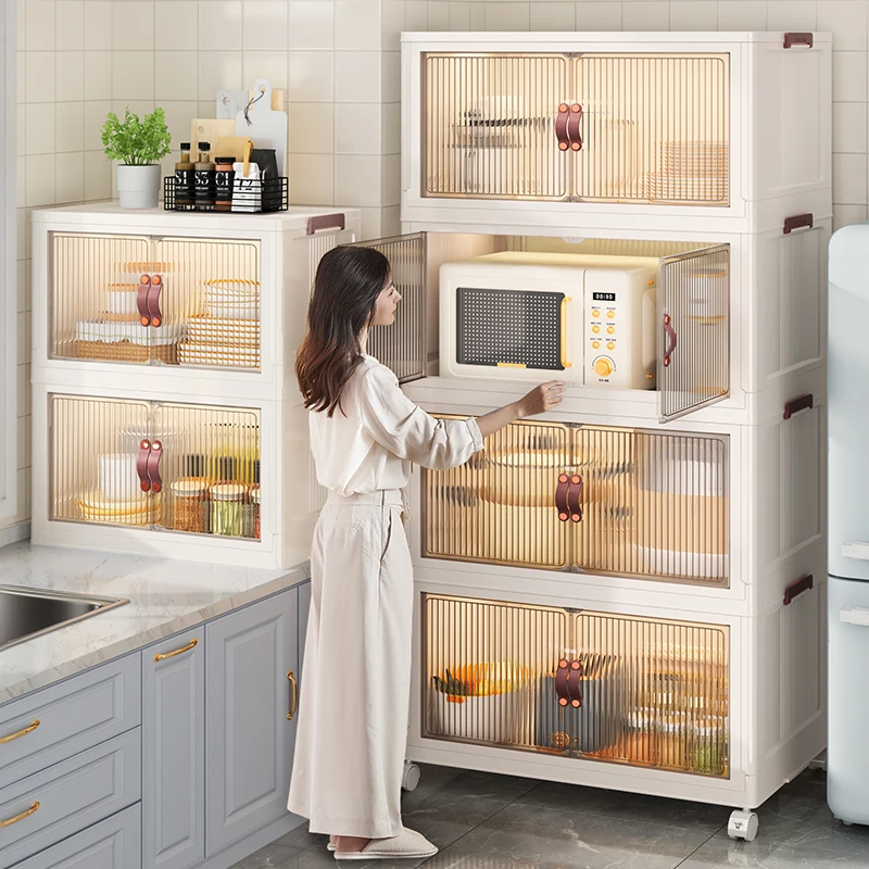 

Prefab Kitchen Cabinets Cabinet Storage Container Chinese Accent Sideboard Corner Closet Armarios De Cocina Salon Furniture DWH