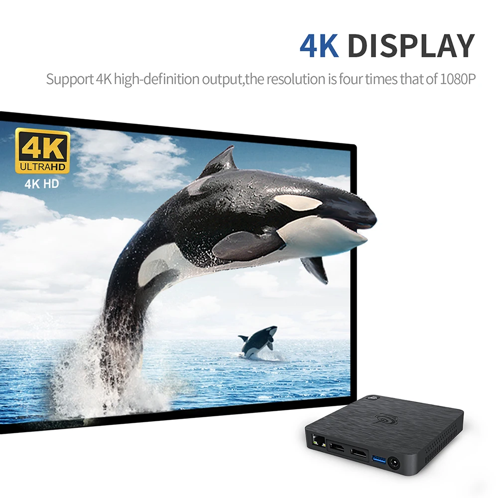 Beelink T4 Pro мини ПК Intel Celeron N3350 Windows 10 4 Гб DDR4 64 eMMC поддерживает двойной HDMI USB 3 0 2 4G 5 8G WiFi