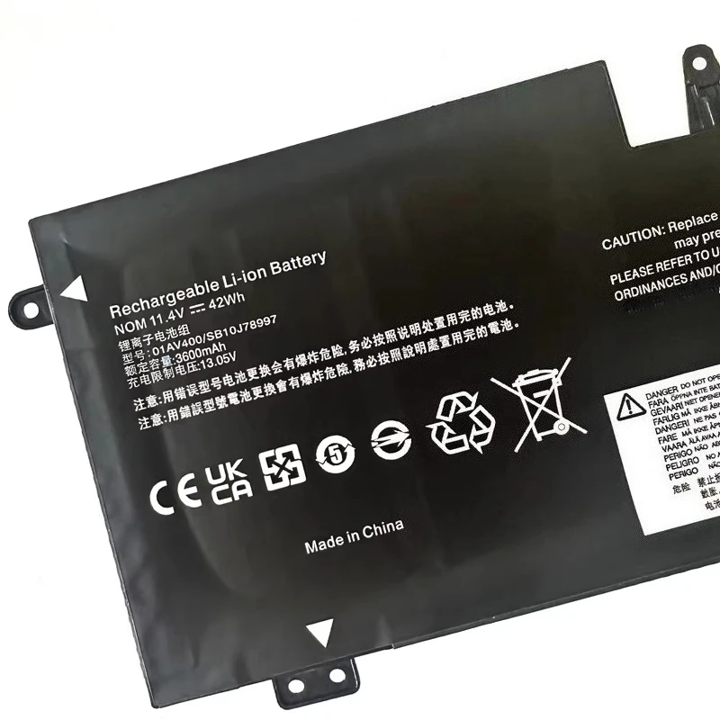 Фото Аккумулятор для ноутбука Lenovo ThinkPad S2 13 TP00081A TP00081B 11.4V Li-ion (модели 01AV400, 01AV402, 01AV435) №4