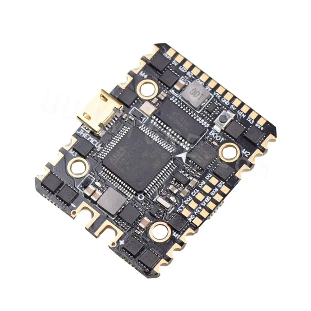 

JHEMCU GHF420AIO 35A F4 Контроллер полета OSD встроенный 35A blheli _ S 2-6S 4 в 1 ESC для RC FPV гоночный зубочистка Cinewhoop дроны