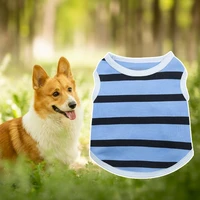 lovely dog vest washable cotton sleeveless stripe pet vest pet t shirt pet vest