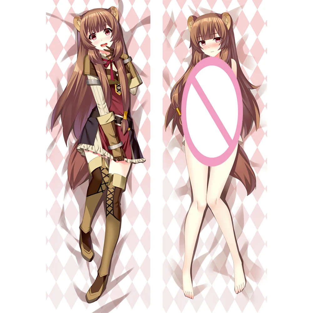 

The rising of the shield hero Raphtaria Character Peachskin Cute Lovely Car Pillow Case Anime Cartoon Pillowcase For Sofa