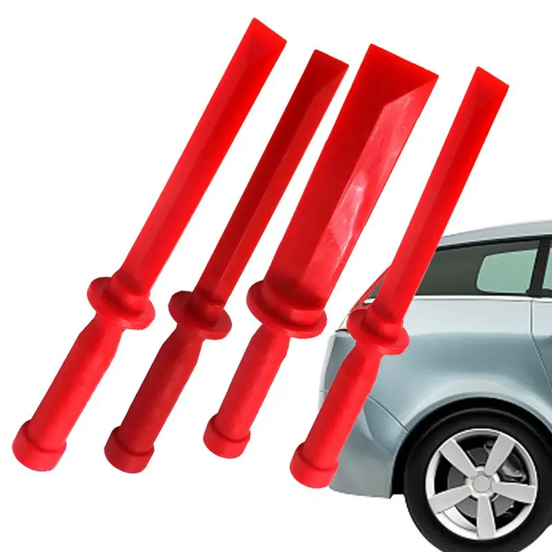

Automobile Nylon Blade Tool Set 4pcs Balance Block Blade Car Tool Kit Steel Ring Pry Tool Set For Car Door Panel Dashboard And