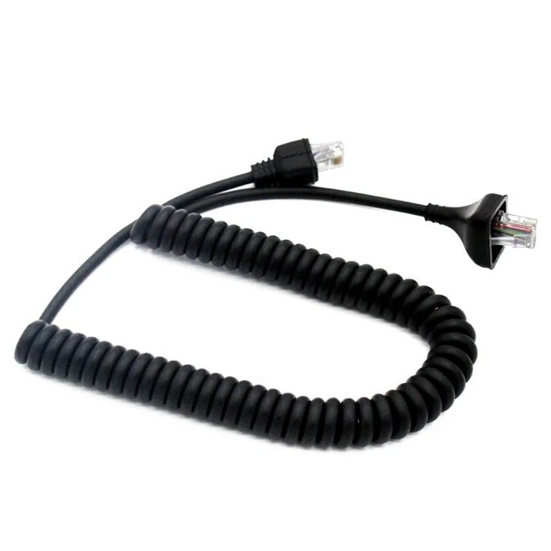 8 Pin Replacement Speaker Mic Cable Microphone Cord For Kenwood TK-868G TK-768G TK-862G TK-762G TM-271A TM-471A TK-760 Radio
