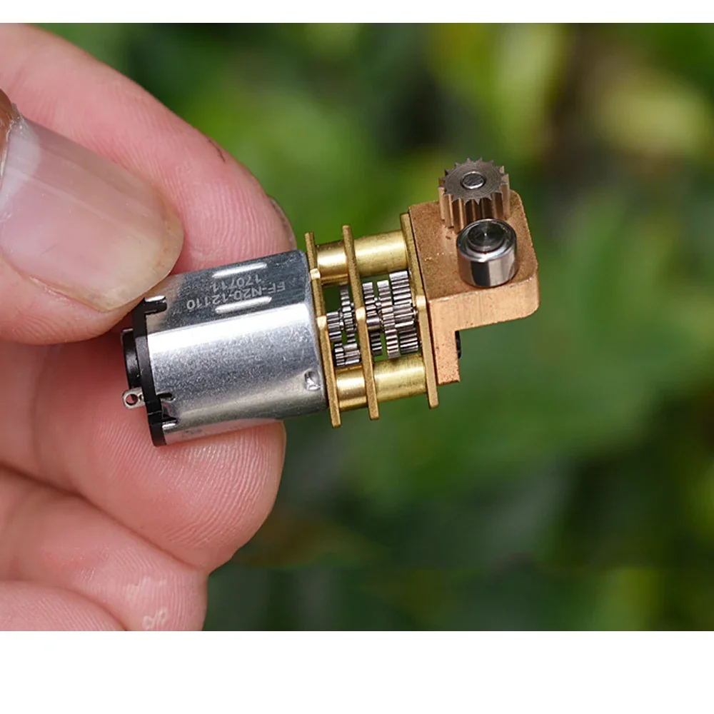 N20 Двигатель коробки передач постоянного тока 3 В 7 5 20 об/мин Медленноскоростной