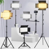 led video light panel bi color 3200 5600k photography lighting panel on camera photo studio fill lamp for youtube vlog