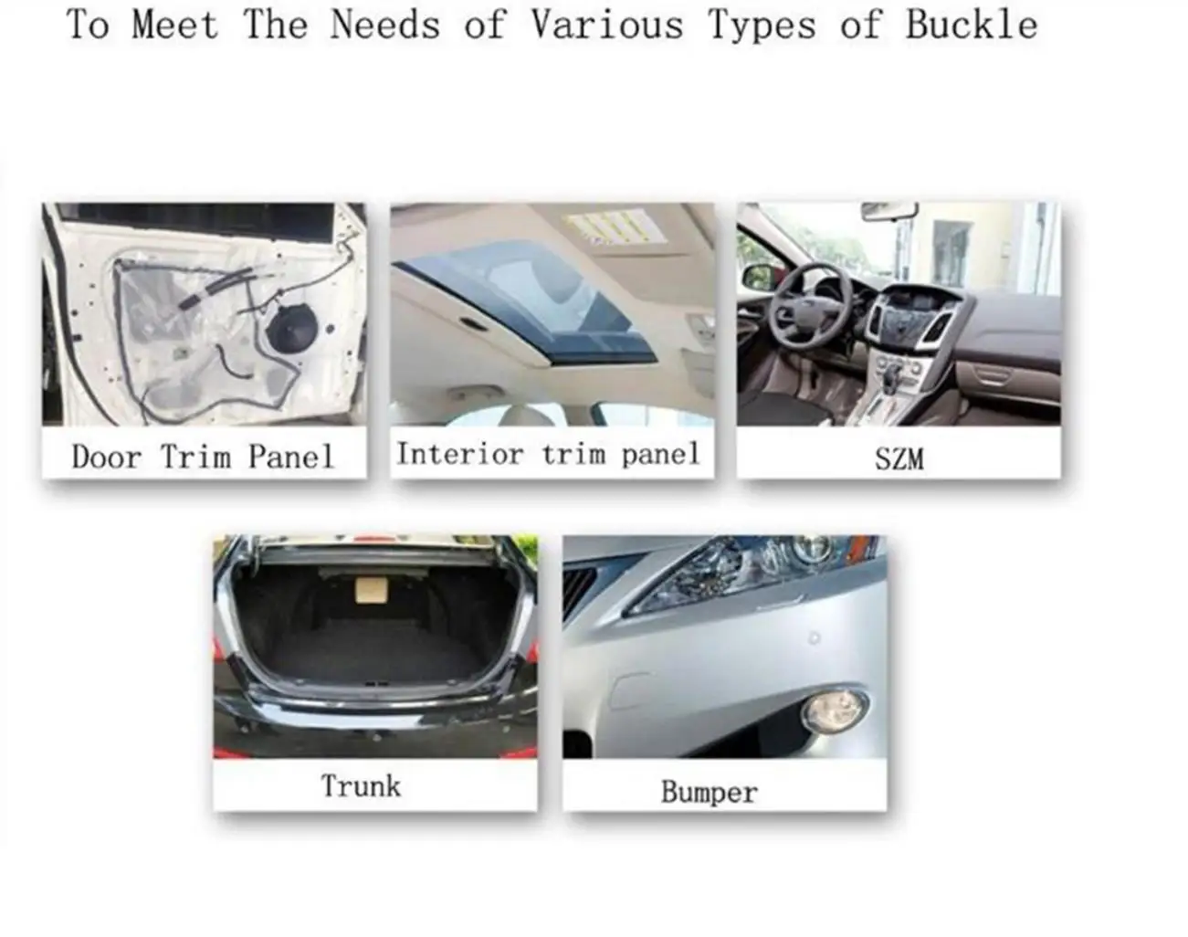 Автомобильная смешанная универсальная обшивка двери зажим для панели авто