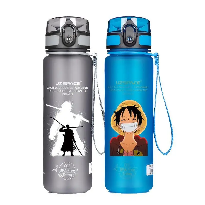 

One Piece Anime Cartoon Luffy Sauron Ace Children's Cup Plastic High Temperature Resistant Large Capacity Sports Water Wholesale