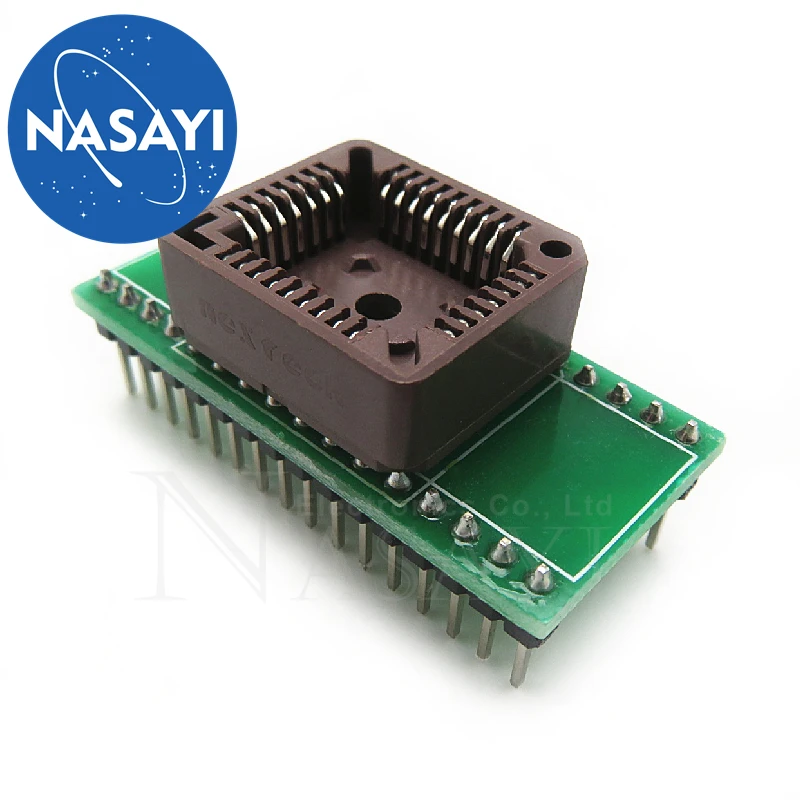 Адаптер для сиденья IC test, адаптер для сиденья, поджигающее сиденье PLCC32 до DIP32, плата адаптера