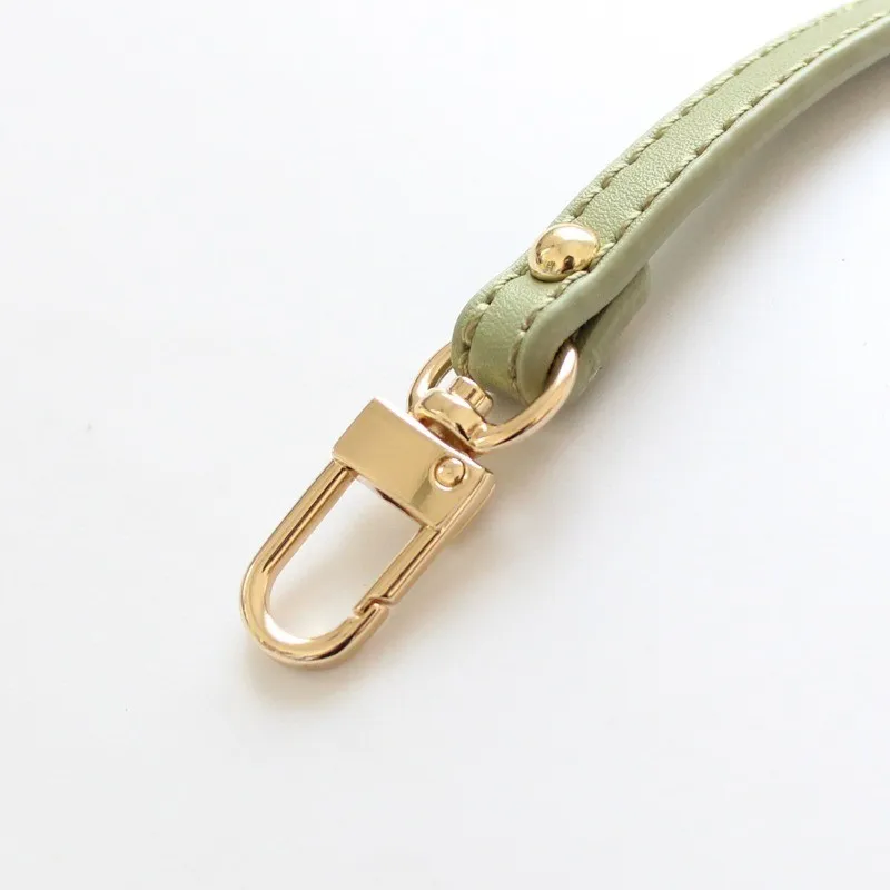 Handmade Xiaojun mini Dumpling Bag Longchamp Accessory Crochet patchwork two-layer leather holster magnetic buckle upgrade