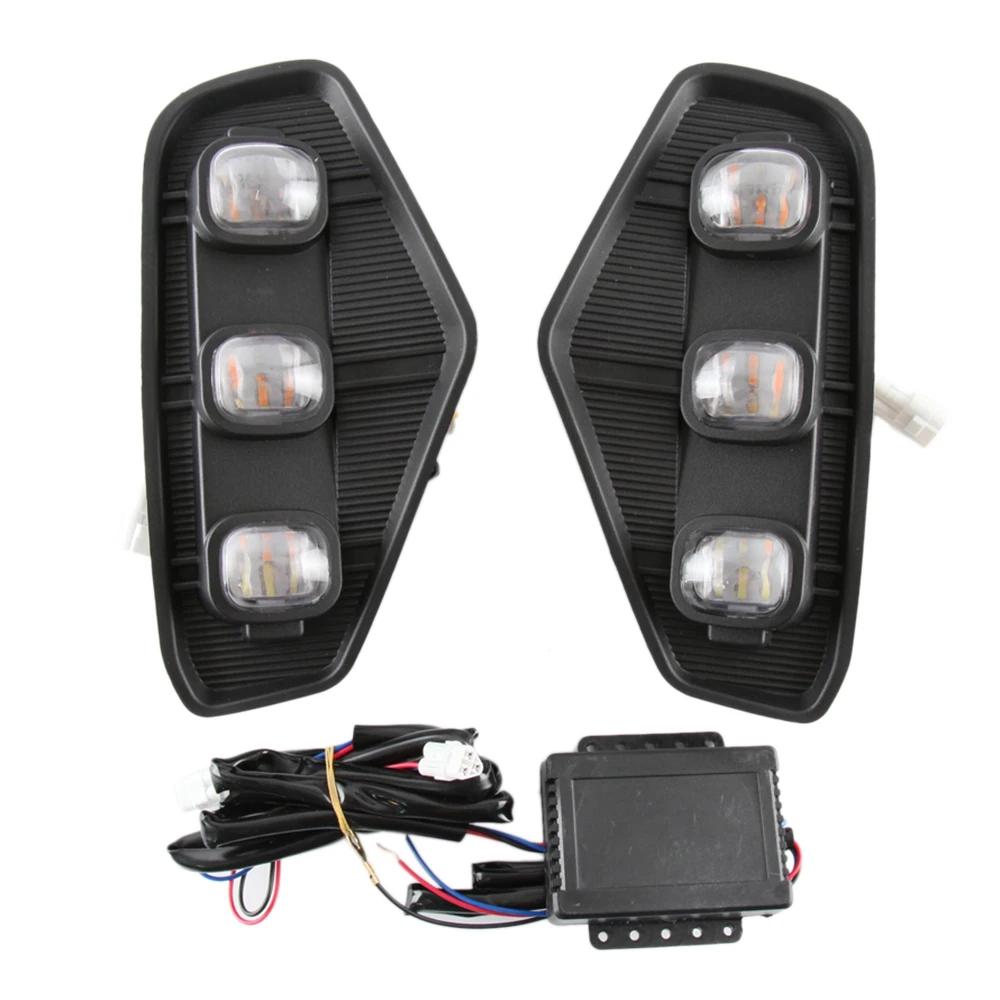 

Лампы для дневных ходовых огней, для Navara 2020 2021 2022, сигнал поворота, Аксессуары для автомобилей, 12 В