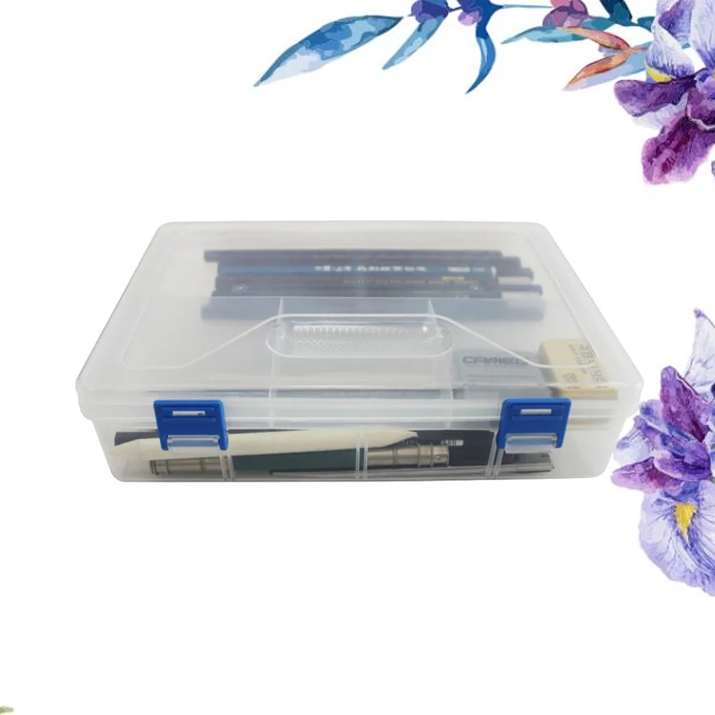 

1pc Box Double-layer Practical Holder for Children Students Kids