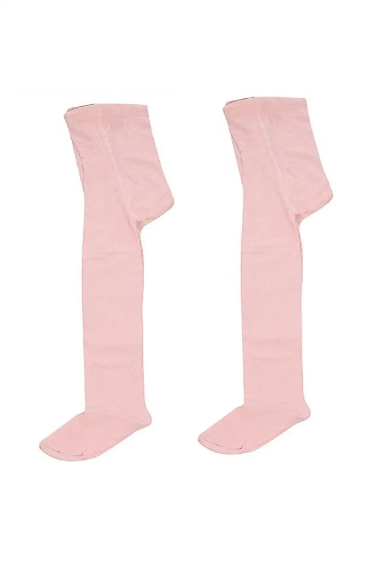 

2 pcs Set pink pantyhose cotton cotton plain socks cotton cotton cotton Polyester cotton-elastic waist underwear medium preschool