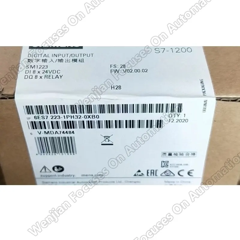 

PLC 6ES7223-1PH32-0XB0 S7-1200 SM1223 цифровой вход и выход 6es7 223-1ph32-0xb0