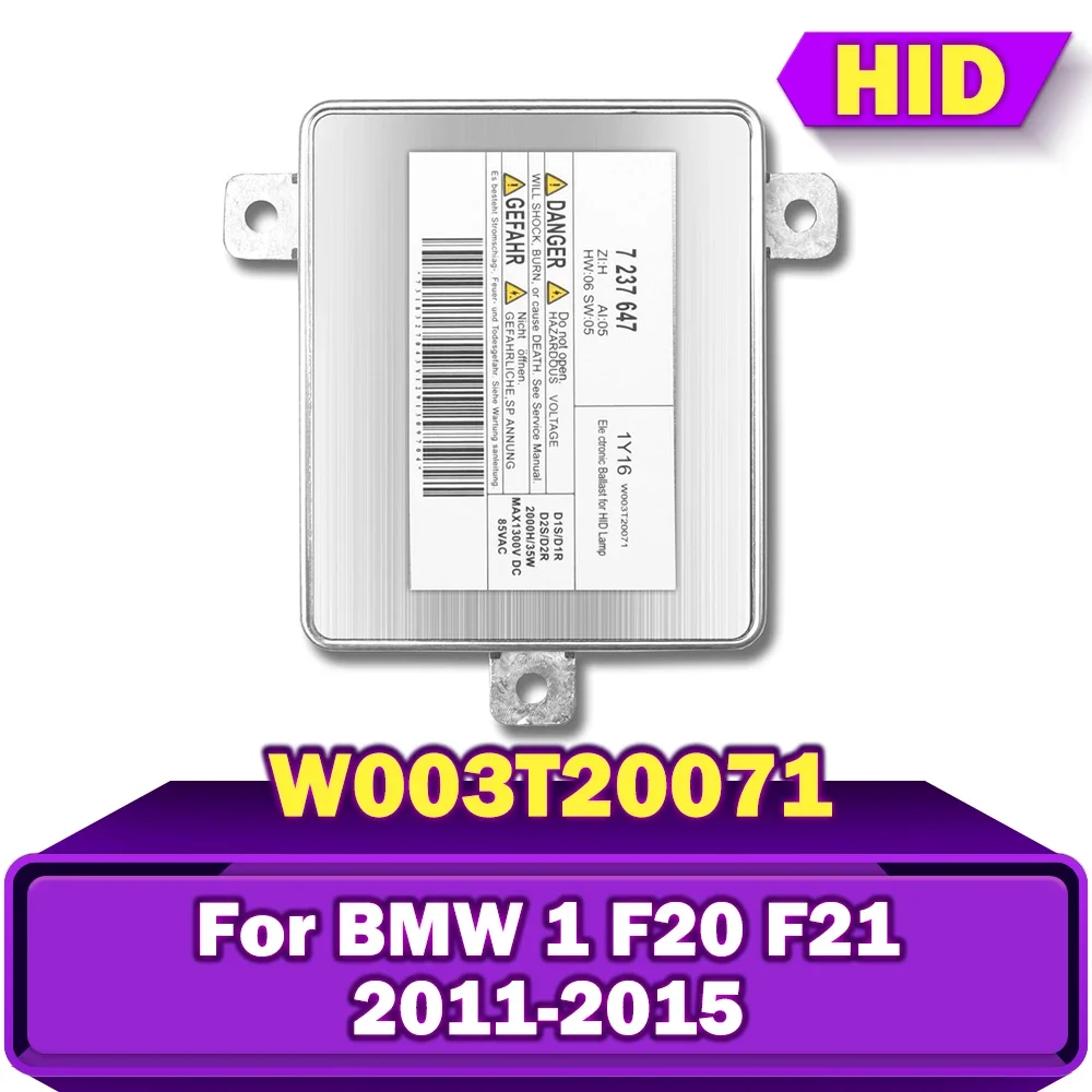 W003T20071 7237647 7 237 647 Ксеноновый балласт управления HID 35 Вт Блок зажигания D1 D2 для BMW 1