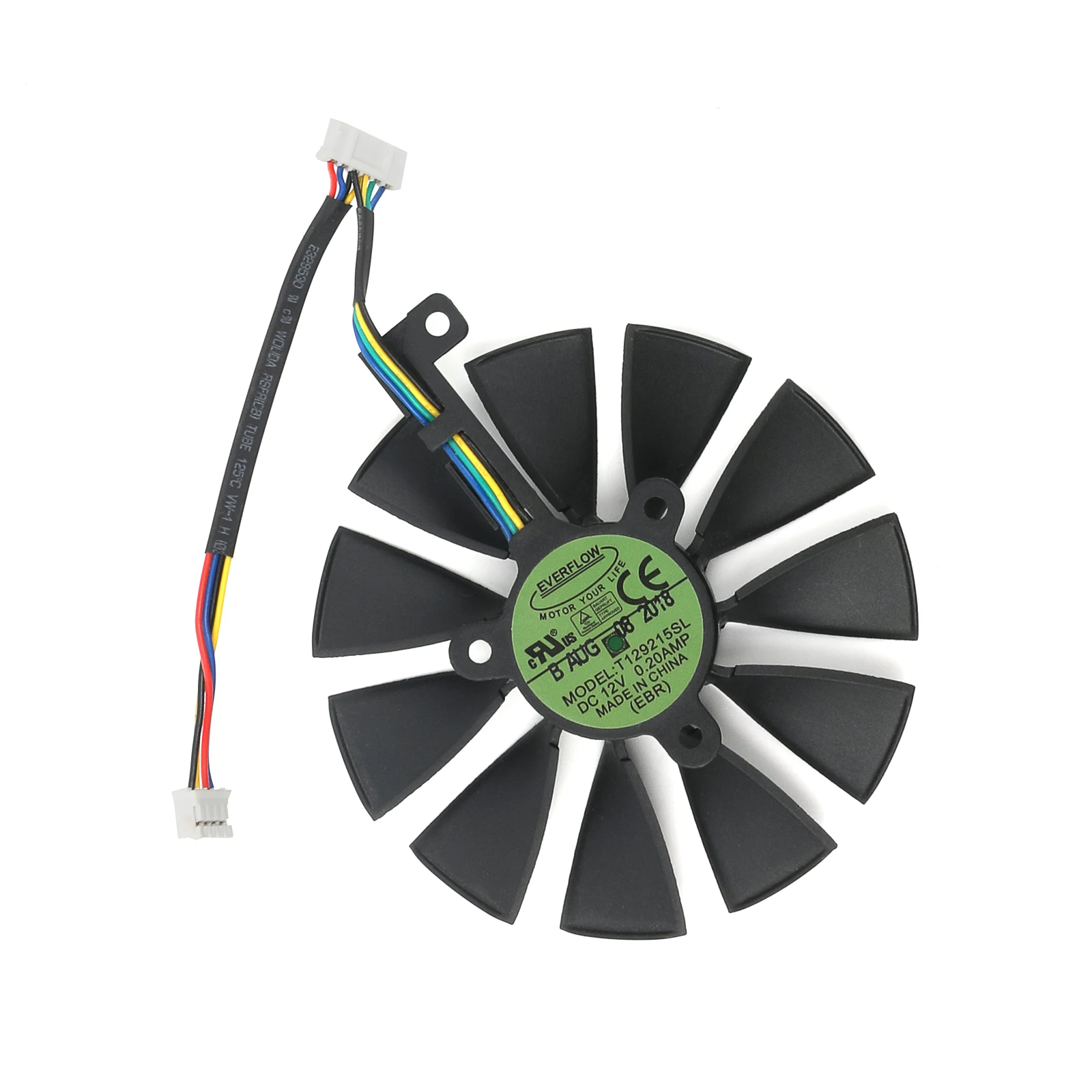 Новый 87MM T 129215 SH FDC10U12S9-C FDC10H12S9C Вентилятор видеокарты для ASUS ROG Strix GeForce RTX 2060 2060S 2070