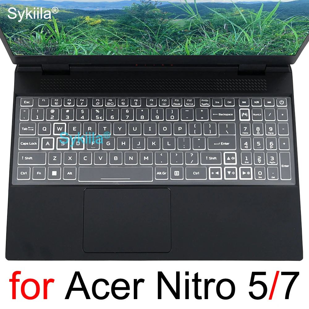 Keyboard Cover for Acer Nitro 5 Spin 7 AN515 AN517 AN715 51 52 53 54 55 56 57 V 15 17 VN7 Silicone Protector Skin Case Accessory