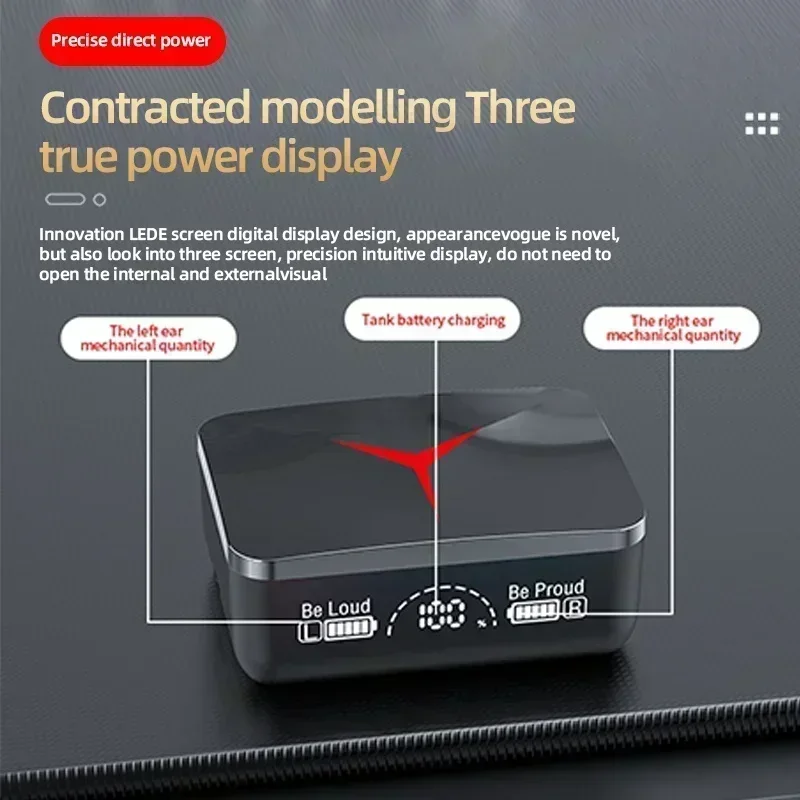 Фото Оригинальные беспроводные наушники Chuban TWS M90, игровая гарнитура Bluetooth 5.3 с микрофоном, совместимые для спорта и улицы №5