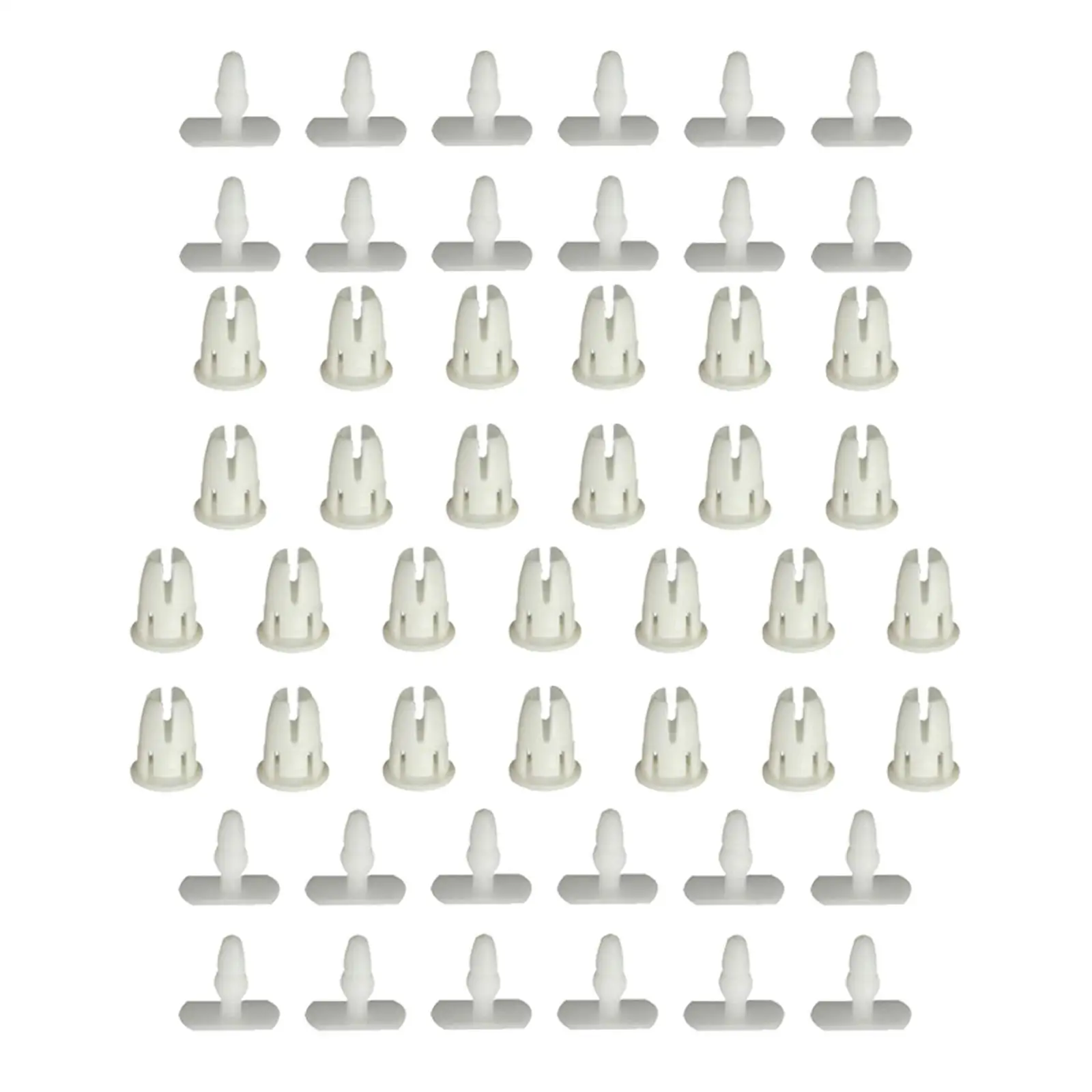 

50Pcs Car Retainer Clips Bumper Fasteners Rivet for Side Skirt