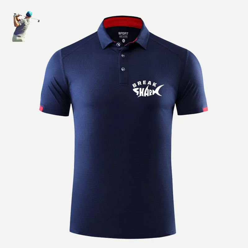 

Рубашка-Поло Для Гольфа Мужская, короткий рукав, полумолния, лацканы, повседневный облегающий тренд, хорошее качество