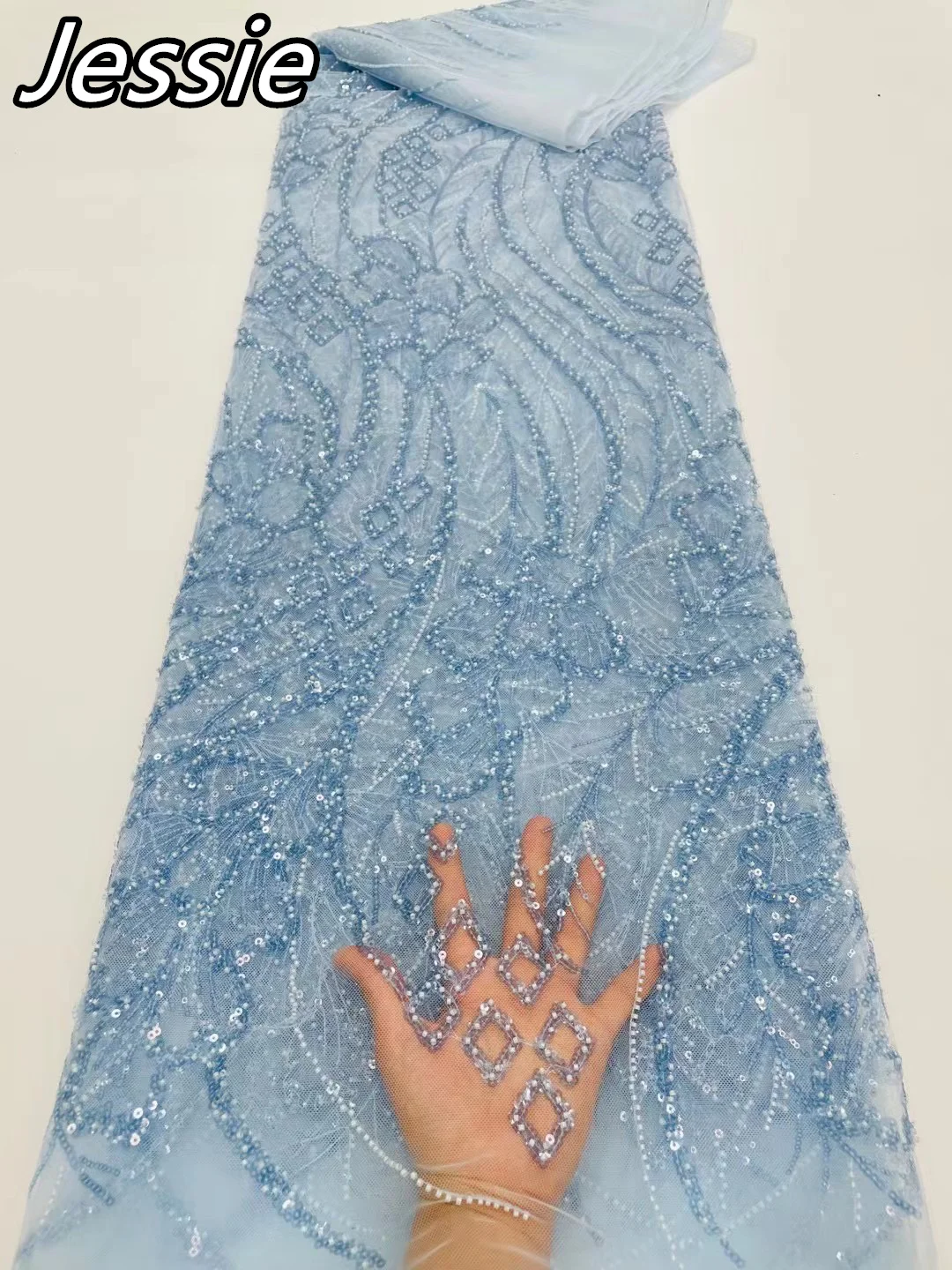 

Современная французская мягкая теплая серия кружева сетка тяжелые бусины Алмазная вышивка вечернее платье ткань для сцены