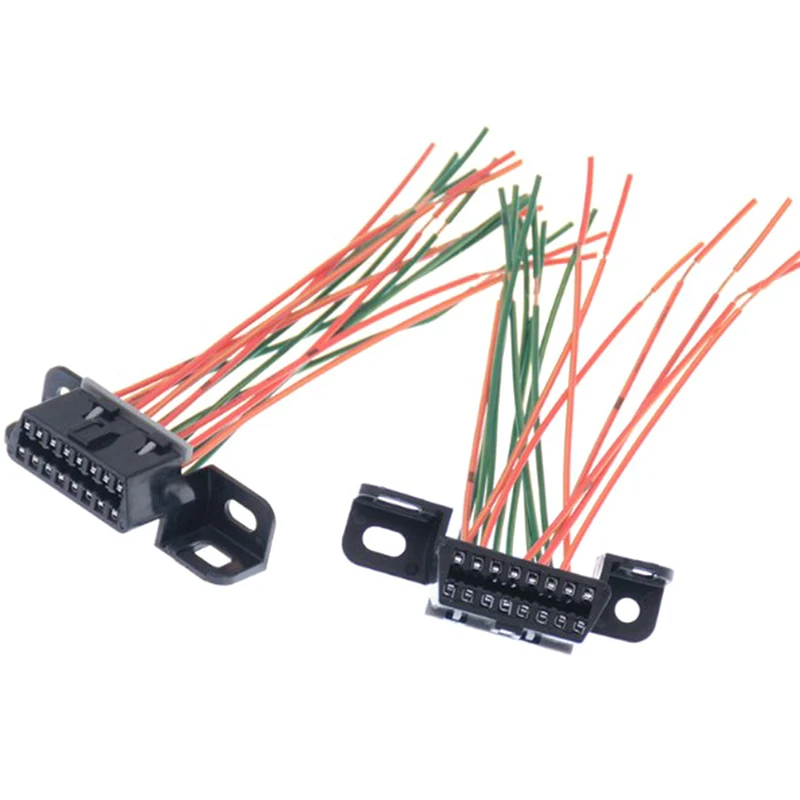 

16 Pin Car Computer Detection Universal Connector Main Line Obd2 Cable Female Extension Connector Obd 2 Adapter Cable