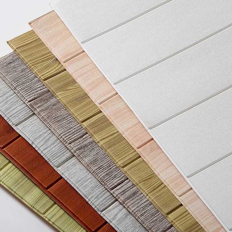 

3D обои, фоновые настенные украшения для дома, стикеры с текстурой древесины для гостиной, детского сада, настенная доска, пенопластовая Наклейка на стену, 77*70 см